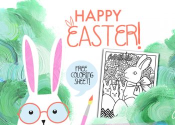 *NEW* Easter Coloring Page