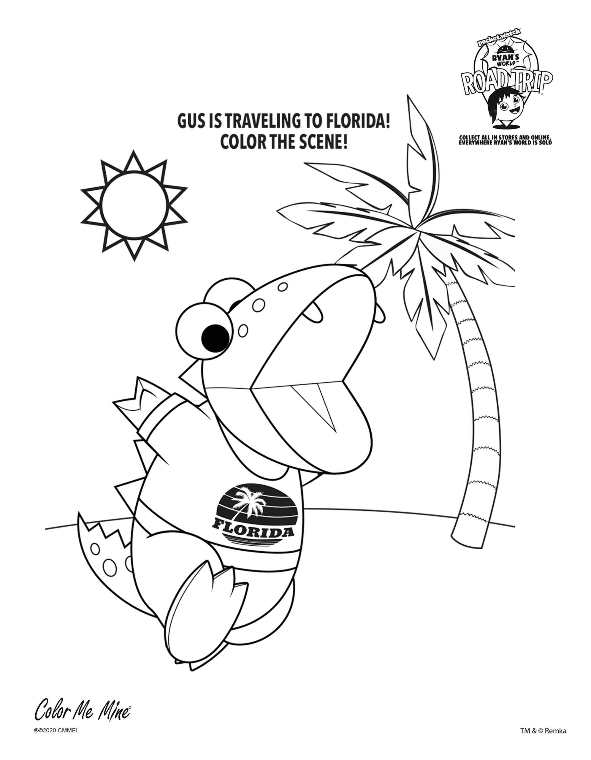 Ryan's World Coloring Fun! | | Color Me Mine