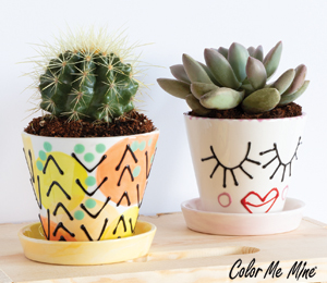 Color Me Mine Cute Planters