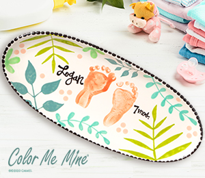 Color Me Mine Tropical Baby Tray