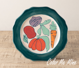 Color Me Mine Produce Plate