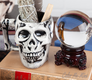 Color Me Mine Antiqued Skull Mug