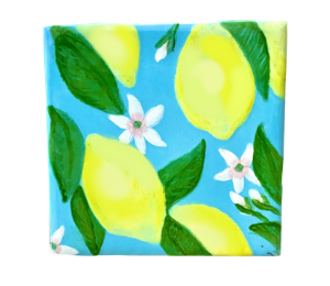 Color Me Mine Lemon Square Tile