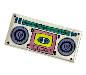 Color Me Mine Boombox Tray