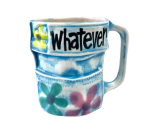 Color Me Mine Whatever Daisy Mug