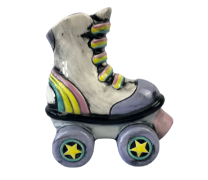 Color Me Mine Roller Skate Bank