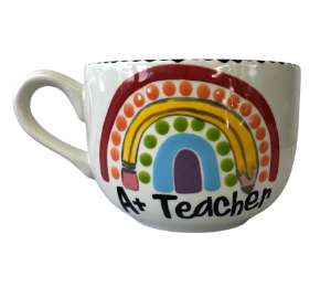 Color Me Mine Polka Dot Rainbow Mug