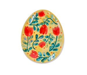 Color Me Mine Spring Time Tulip Plate