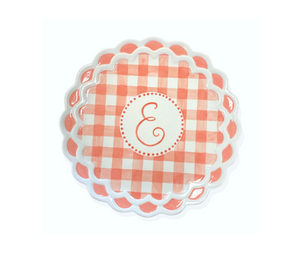 Color Me Mine Gingham Monogram