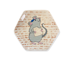 Color Me Mine Mazto Mouse Plate