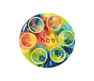 Color Me Mine Watercolor Sedar Plate