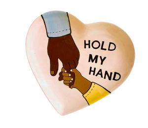 Color Me Mine Hold My Hand Plate