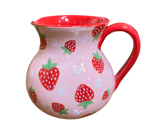 Color Me Mine Strawberry Pitcher