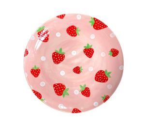 Color Me Mine Strawberry Plate