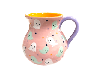 Color Me Mine Cute Ghost Pitcher