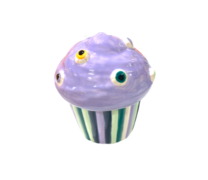 Color Me Mine Eyeball Cupcake