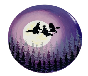 Color Me Mine Kooky Witches Plate