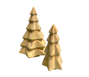 Color Me Mine Rustic Glaze Faceted Trees