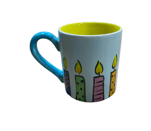 Color Me Mine Bright Menorah Mug