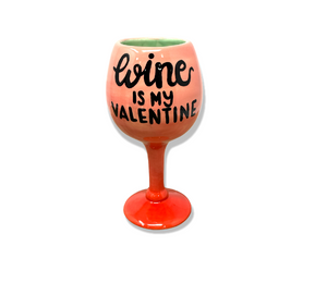 Color Me Mine Wine is my Valentine