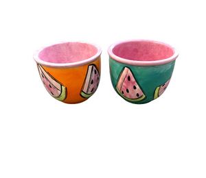 Color Me Mine Melon Bowls
