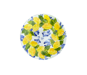 Color Me Mine Lemon Delft Platter