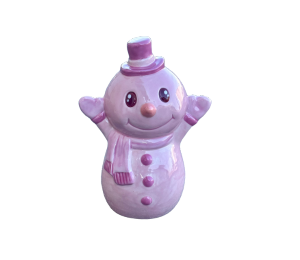 Color Me Mine Pink-Mas Snowman