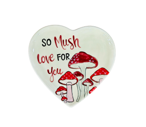 Color Me Mine Mush Love Plate