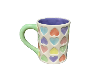 Color Me Mine Tiny Hearts Mug