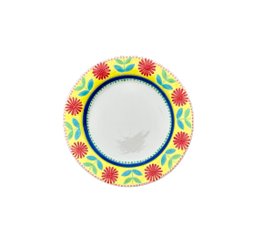 Color Me Mine Floral Charger Plate