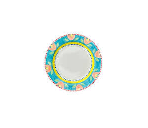 Color Me Mine Floral Salad Plate