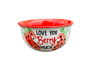Color Me Mine Berry Love Bowl