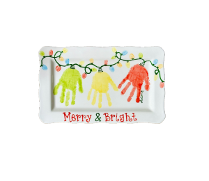 Color Me Mine Merry and Bright Platter