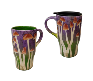 Color Me Mine Mushroom Mugs