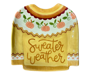 Color Me Mine Sweater Weather Plate