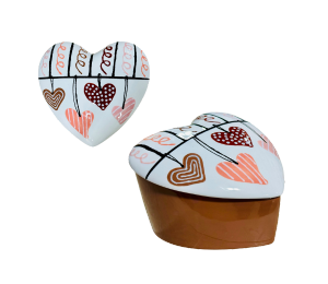 Color Me Mine Heart Slanted Box